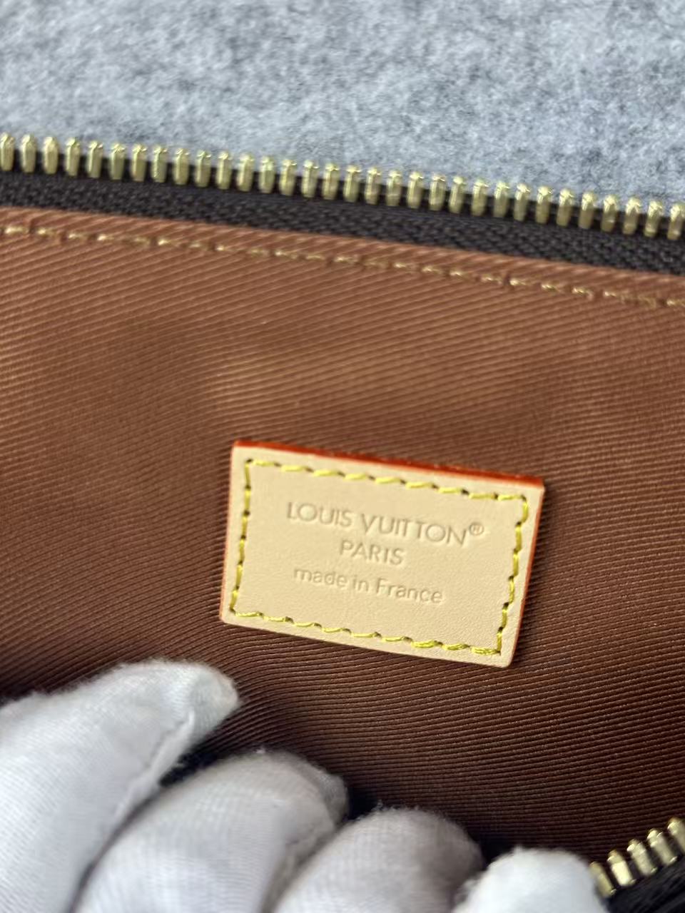 Louis Vuitton Monogram Crossbody Bag with Accessories